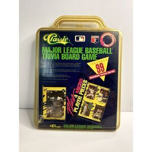 Ken Griffey Jr 1990 CLASSIC MAJOR LEAGUE BASEBALL TRIVIA BOARD GAME (SEALED) N8